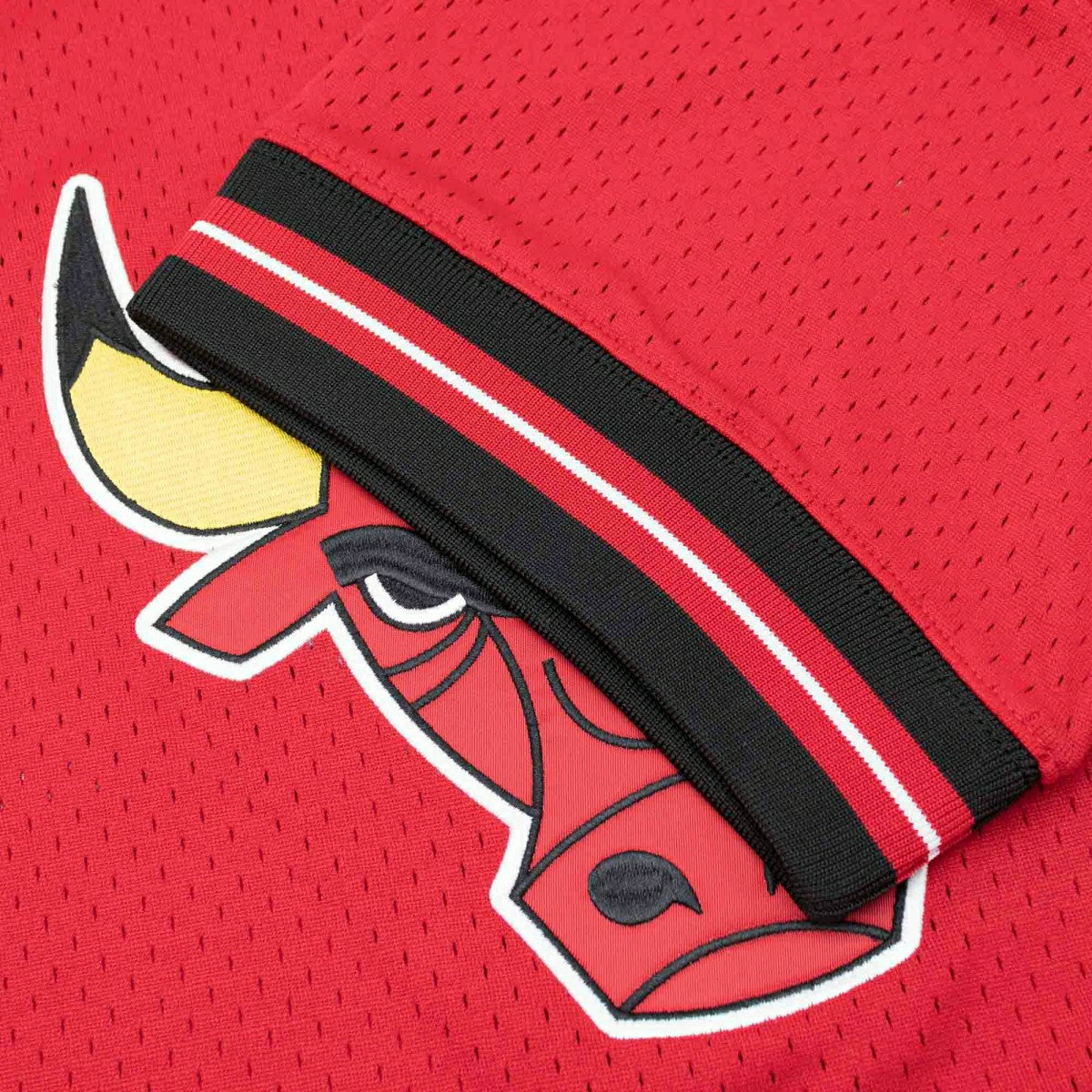 Chicago Bulls Unbeaten Mitchell & Ness NBA V-Neck Mesh Shirt Red Classic