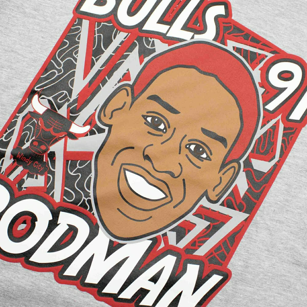 Dennis Rodman Chicago Bulls Court King Youth NBA T-Shirt (YOUTH) Classic