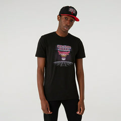 Chicago Bulls Futuristic New Era NBA T-Shirt Black Lifestyle