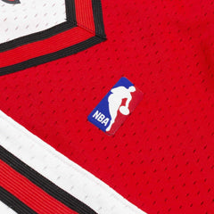 Chicago Bulls 1997-98 Mitchell & Ness Swingman NBA Shorts Red Taass sale