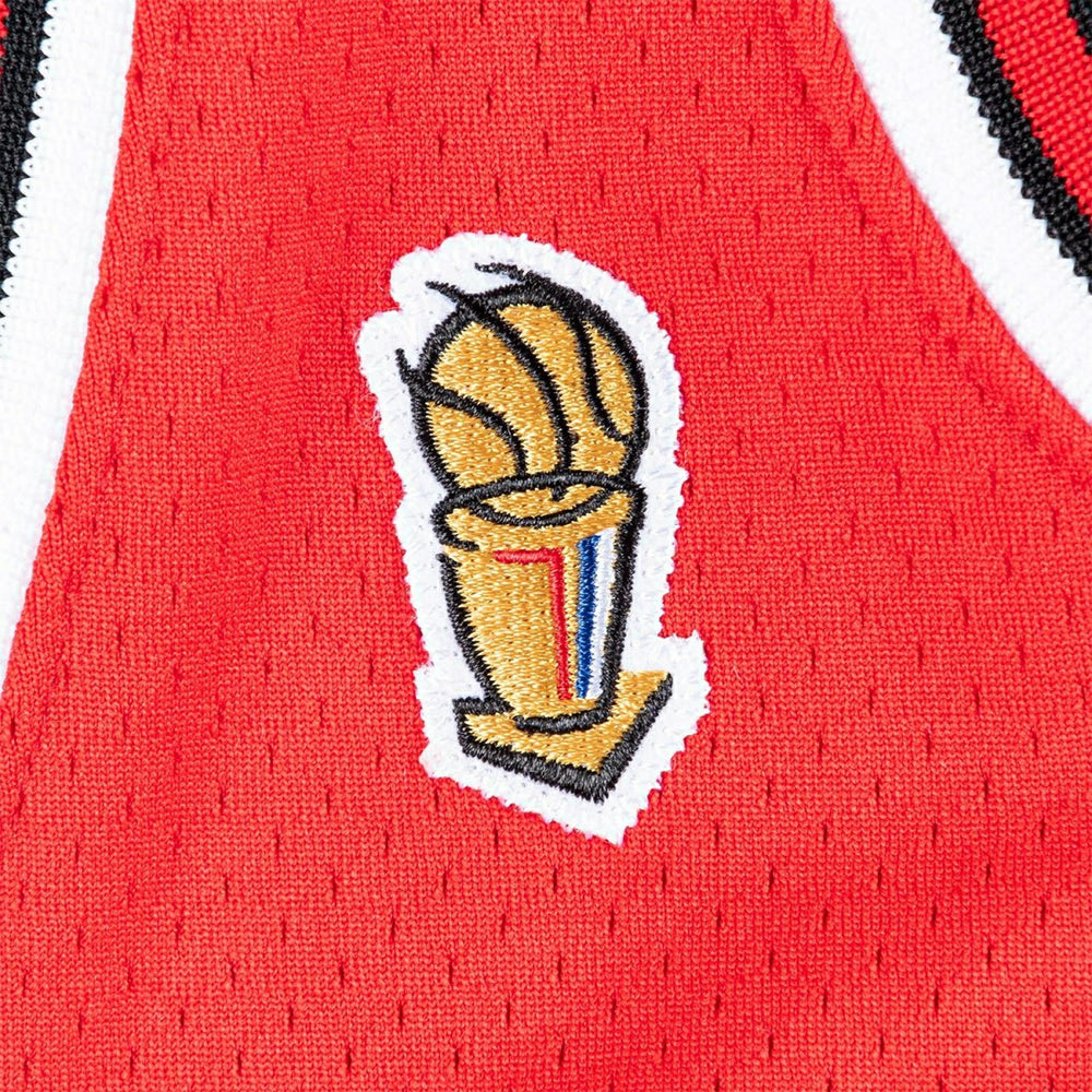 Michael Jordan #23 Chicago Bulls 1995-96 Finals Authentic NBA Jersey Red Taass for sale
