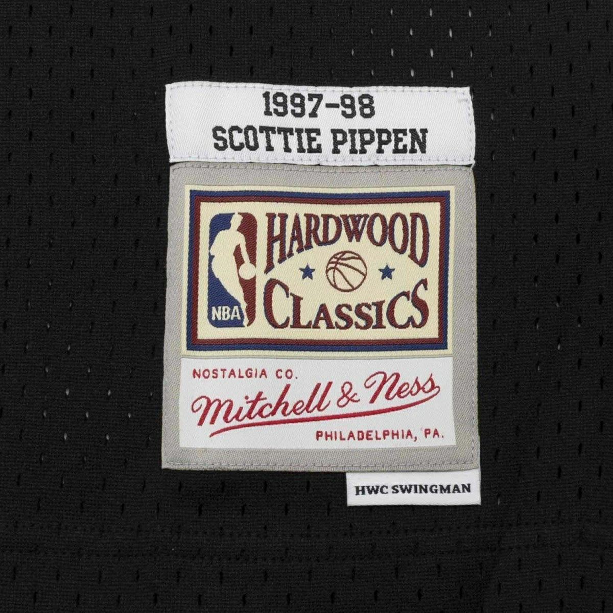 Scottie Pippen #33 Chicago Bulls 1997-98 Swingman NBA Jersey Black Taass US