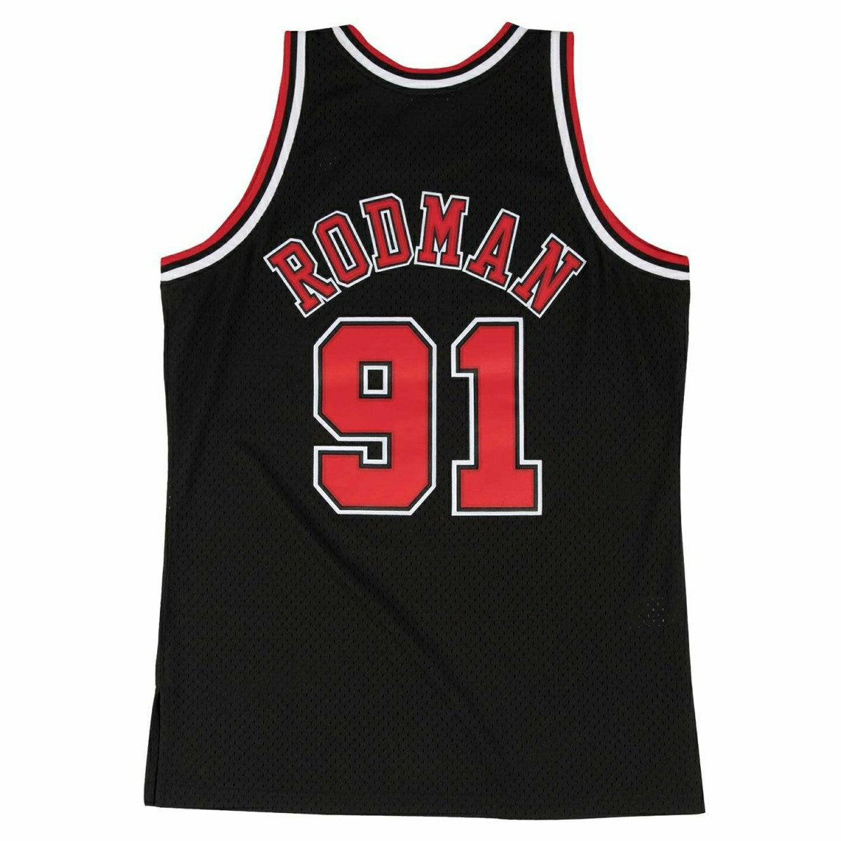 Dennis Rodman #91 Chicago Bulls 1997-98 Swingman NBA Jersey Black Classic
