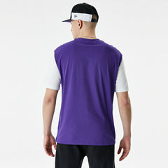 Los Angeles Lakers Color Insert New Era Oversized NBA T-Shirt Taass for sale