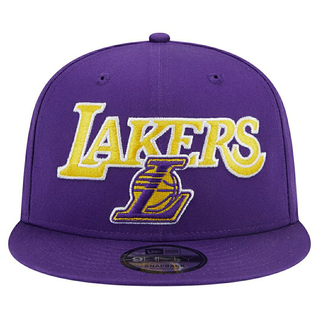 Los Angeles Lakers Side Patch New Era 9FIFTY Snapback NBA Cap Purple Taass US