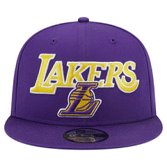 Los Angeles Lakers Side Patch New Era 9FIFTY Snapback NBA Cap Purple Taass US