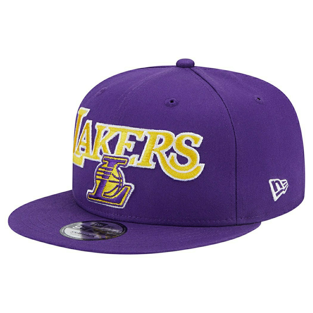 Los Angeles Lakers Side Patch New Era 9FIFTY Snapback NBA Cap Purple Taass US