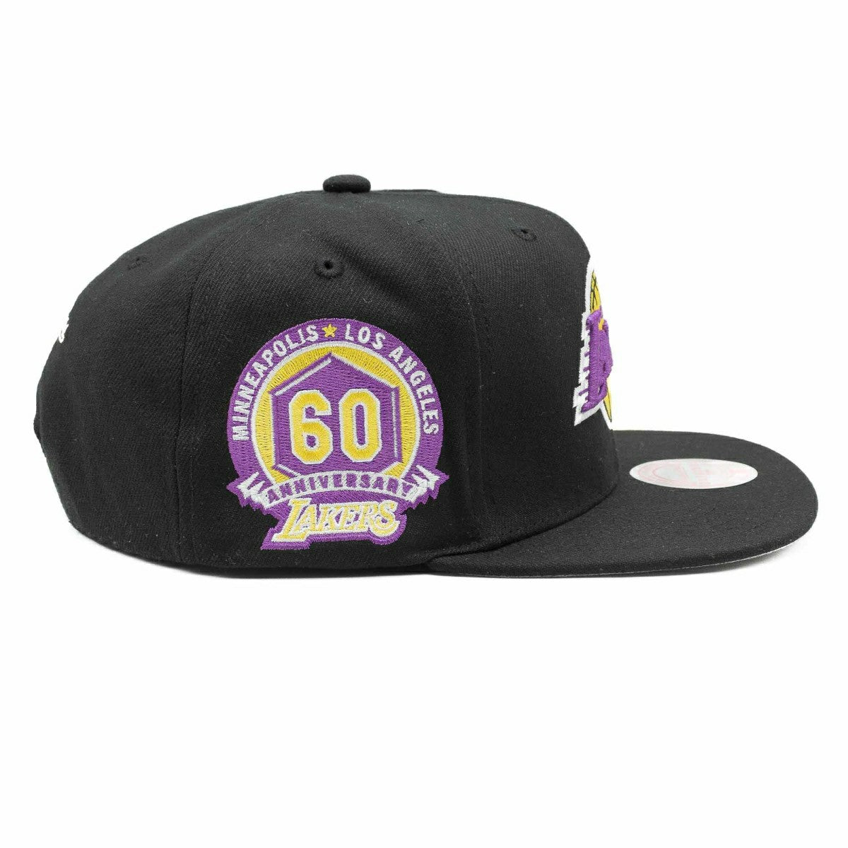 Los Angeles Lakers Neon Tropical Mitchell & Ness Snapback NBA Cap Taass sale