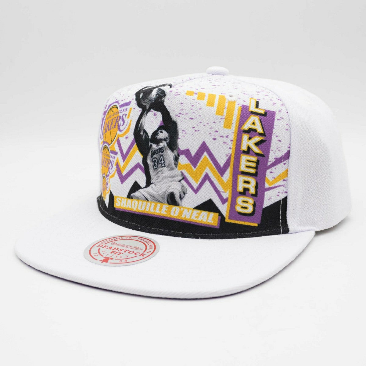 Los Angeles Lakers Shaq O'Neal 90s Playa Mitchell & Ness Deadstock Snapback Cap Taass US