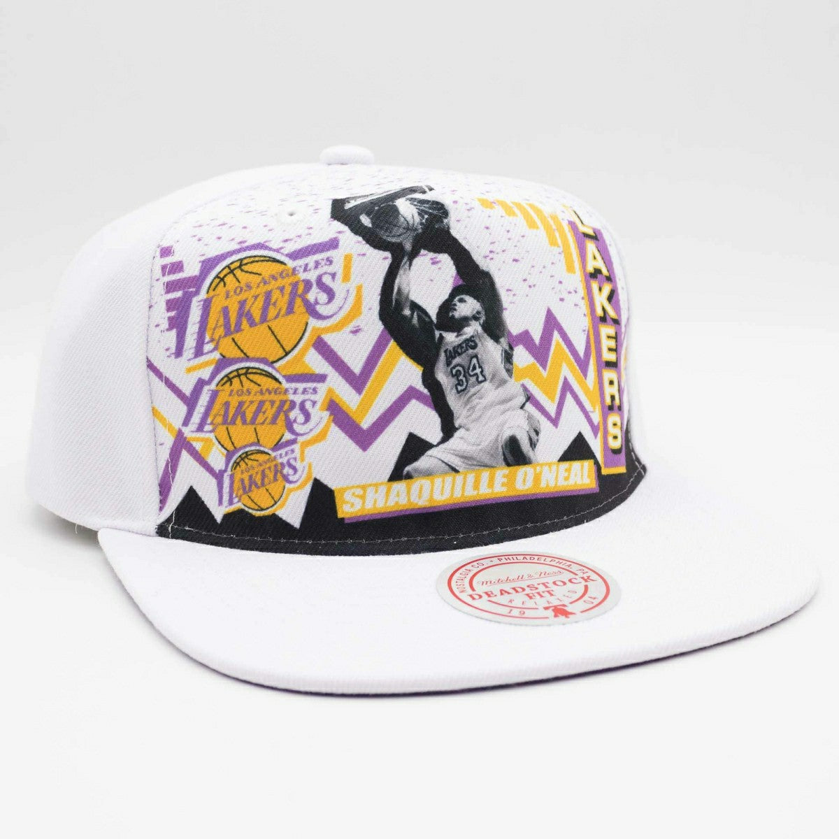Los Angeles Lakers Shaq O'Neal 90s Playa Mitchell & Ness Deadstock Snapback Cap Taass US