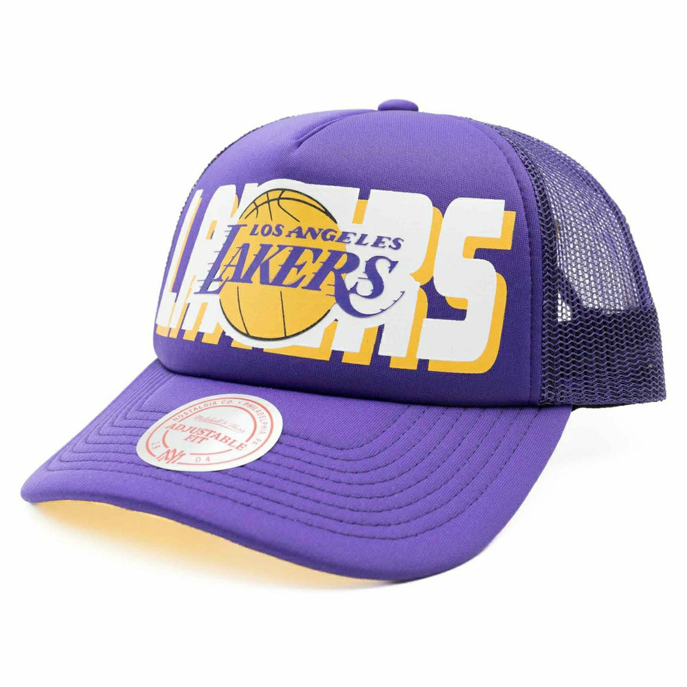 Los Angeles Lakers NBA Billboard Mitchell & Ness Trucker Cap Classic