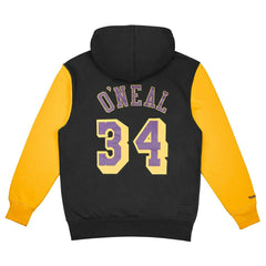 Shaquille O'Neal #34 Los Angeles Lakers N&N Player NBA Hoodie Black Taass US