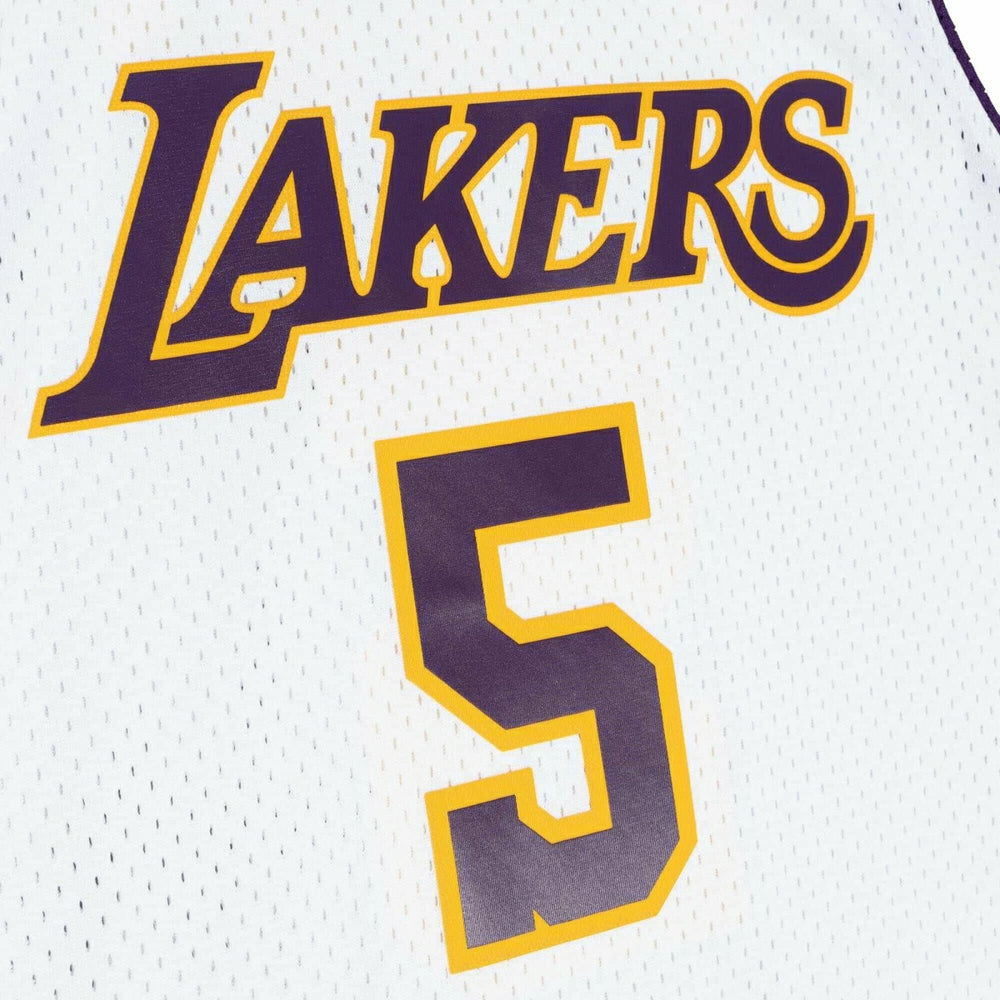 Robert Horry #5 Los Angeles Lakers 2002-03 Mitchell & Ness Swingman NBA Jersey White Lifestyle