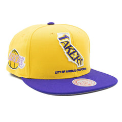 Los Angeles Lakers California Insider Mitchell & Ness Snapback NBA Cap Taass for sale
