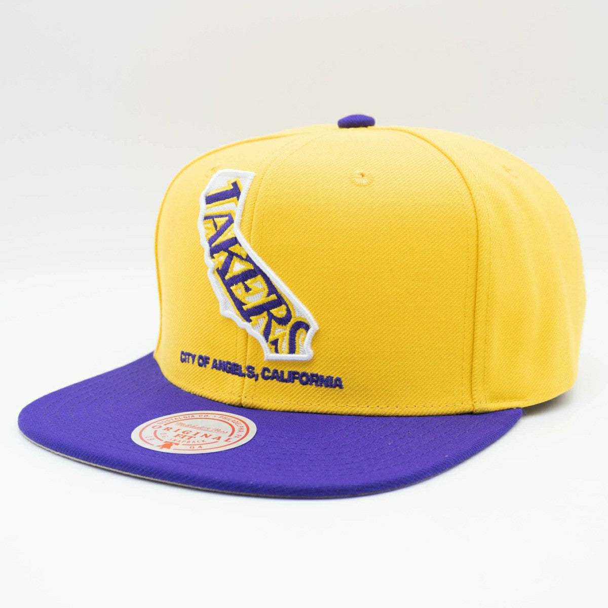 Los Angeles Lakers California Insider Mitchell & Ness Snapback NBA Cap Taass for sale
