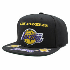 Los Angeles Lakers Front Loaded Mitchell & Ness Snapback NBA Cap Black Taass US