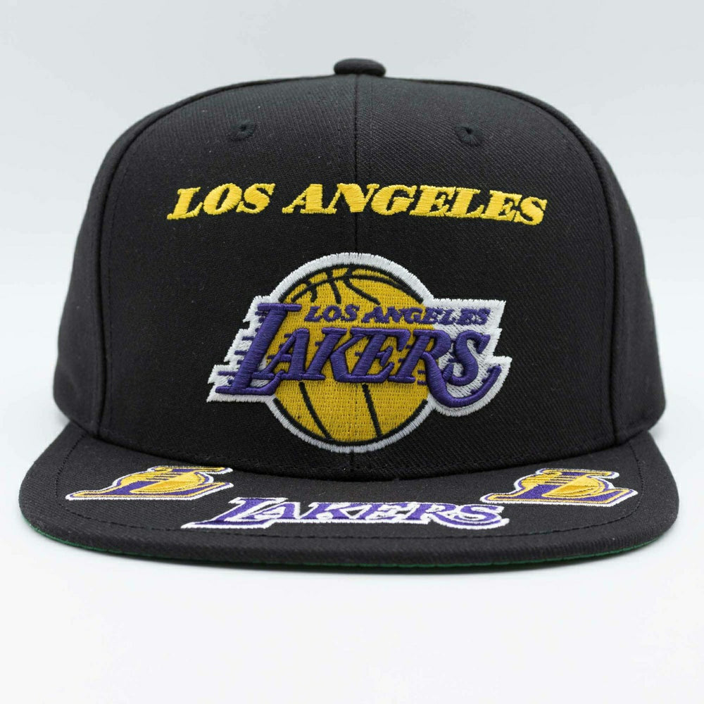 Los Angeles Lakers Front Loaded Mitchell & Ness Snapback NBA Cap Black Taass US