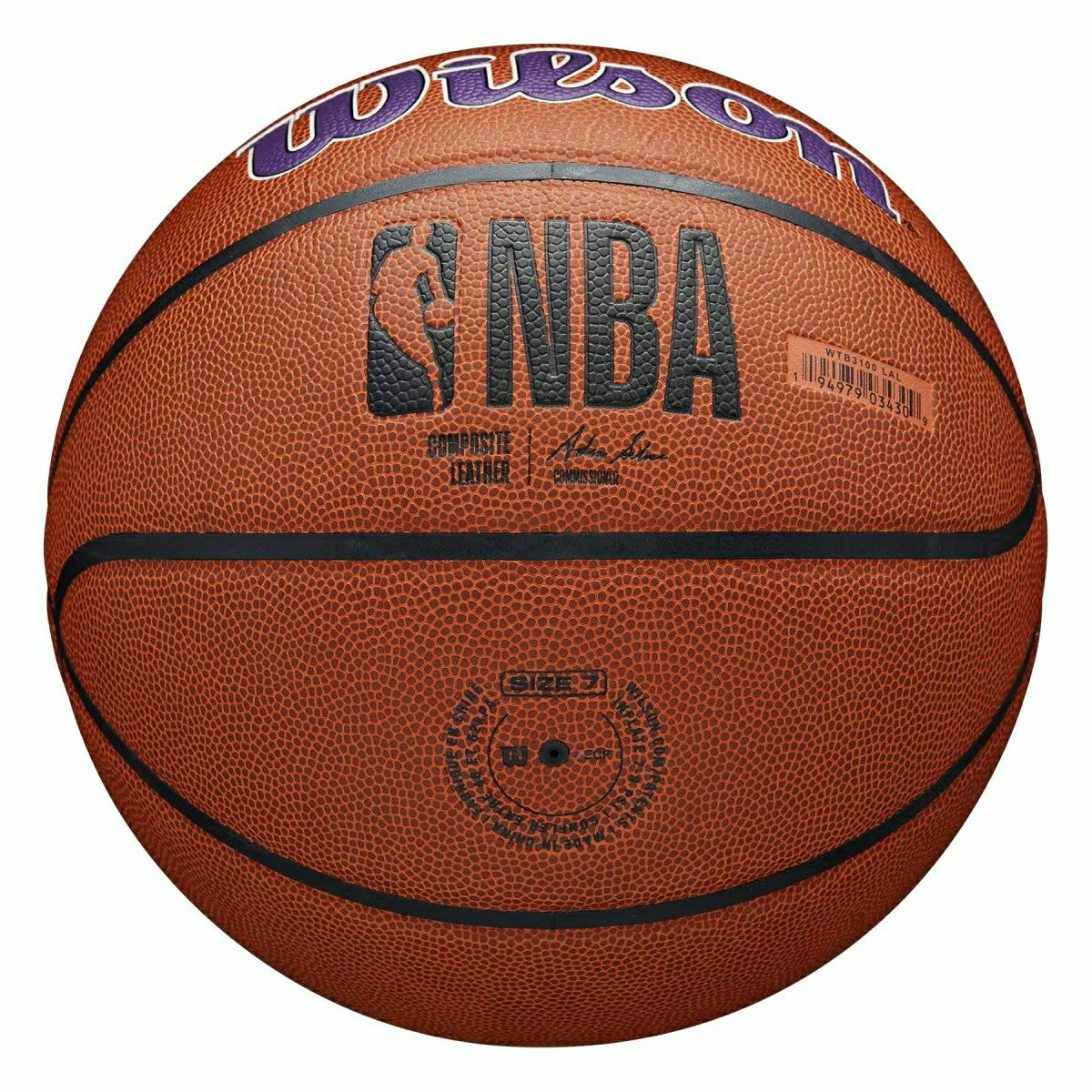Los Angeles Lakers Wilson Team Alliance NBA Basketball (Size 7) Taass sale