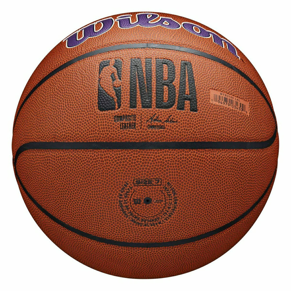 Los Angeles Lakers Wilson Team Alliance NBA Basketball (Size 7) Taass sale