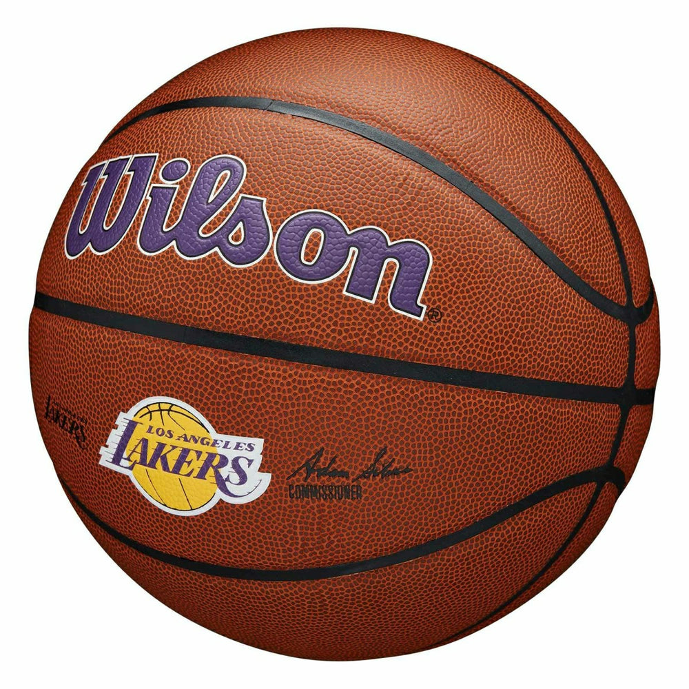 Los Angeles Lakers Wilson Team Alliance NBA Basketball (Size 7) Taass sale