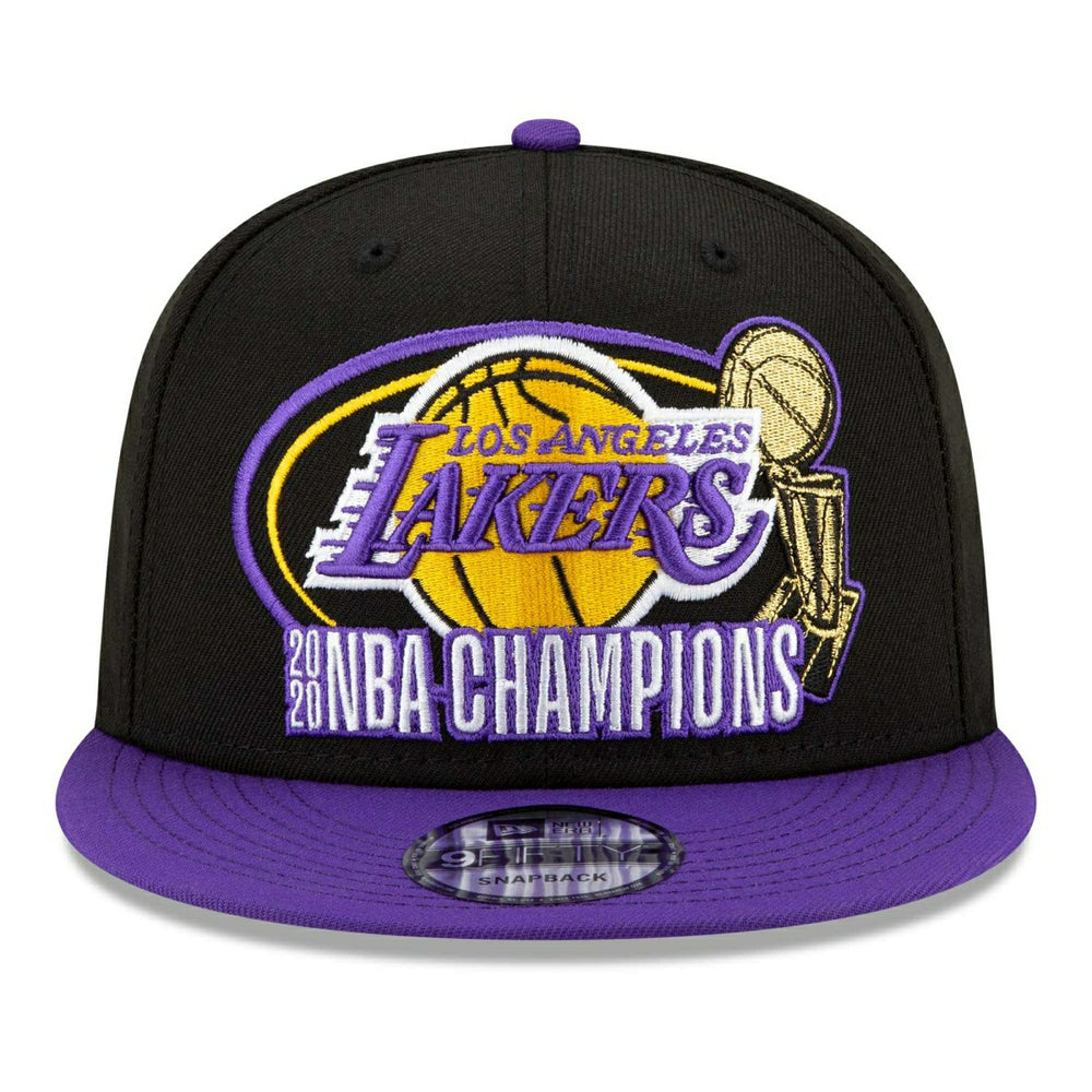 Los Angeles Lakers 2020 NBA Champs New Era 9FIFTY Snapback NBA Cap Black/Purple Lifestyle