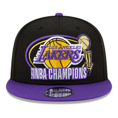 Los Angeles Lakers 2020 NBA Champs New Era 9FIFTY Snapback NBA Cap Black/Purple Lifestyle