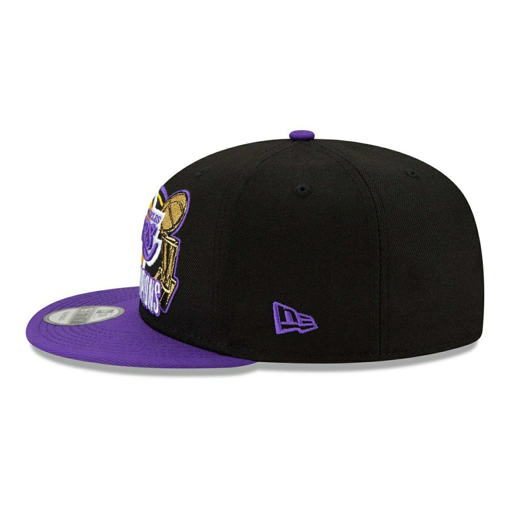 Los Angeles Lakers 2020 NBA Champs New Era 9FIFTY Snapback NBA Cap Black/Purple Lifestyle