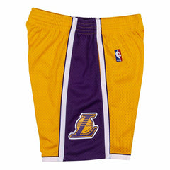 Los Angeles Lakers 2009-10 Mitchell & Ness Swingman NBA Shorts Yellow Taass sale