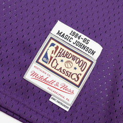 Magic Johnson #32 Los Angeles Lakers 1984-85 Youth Swingman NBA Jersey Purple (YOUTH) Taass for sale