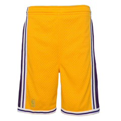 Los Angeles Lakers 1996-97 Youth Swingman NBA Shorts Yellow (YOUTH) Taass US