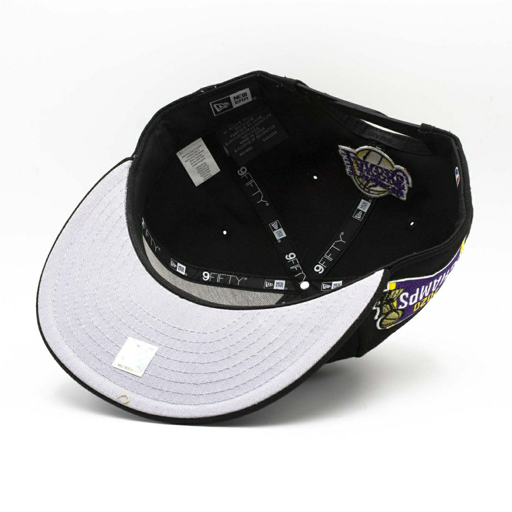 Los Angeles Lakers 2020 NBA Champs New Era 9FIFTY Snapback NBA Cap Black Classic