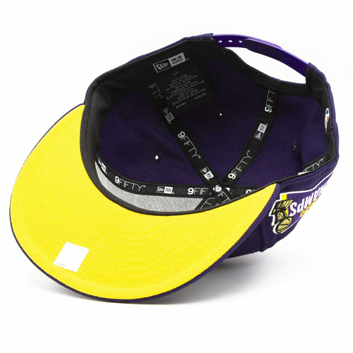 Los Angeles Lakers 2020 NBA Champs New Era 9FIFTY Snapback NBA Cap Purple Fashion