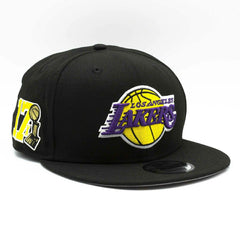 Los Angeles Lakers 17x NBA Champions New Era 9FIFTY Snapback NBA Cap Black Lifestyle