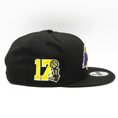 Los Angeles Lakers 17x NBA Champions New Era 9FIFTY Snapback NBA Cap Black Lifestyle