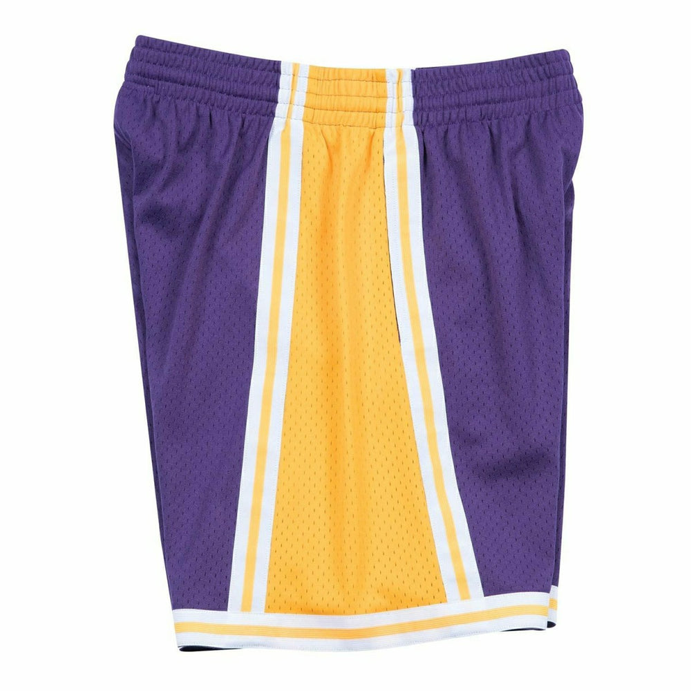 Los Angeles Lakers 1984-85 Mitchell & Ness Swingman NBA Shorts Purple Taass sale