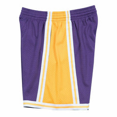 Los Angeles Lakers 1984-85 Mitchell & Ness Swingman NBA Shorts Purple Taass sale