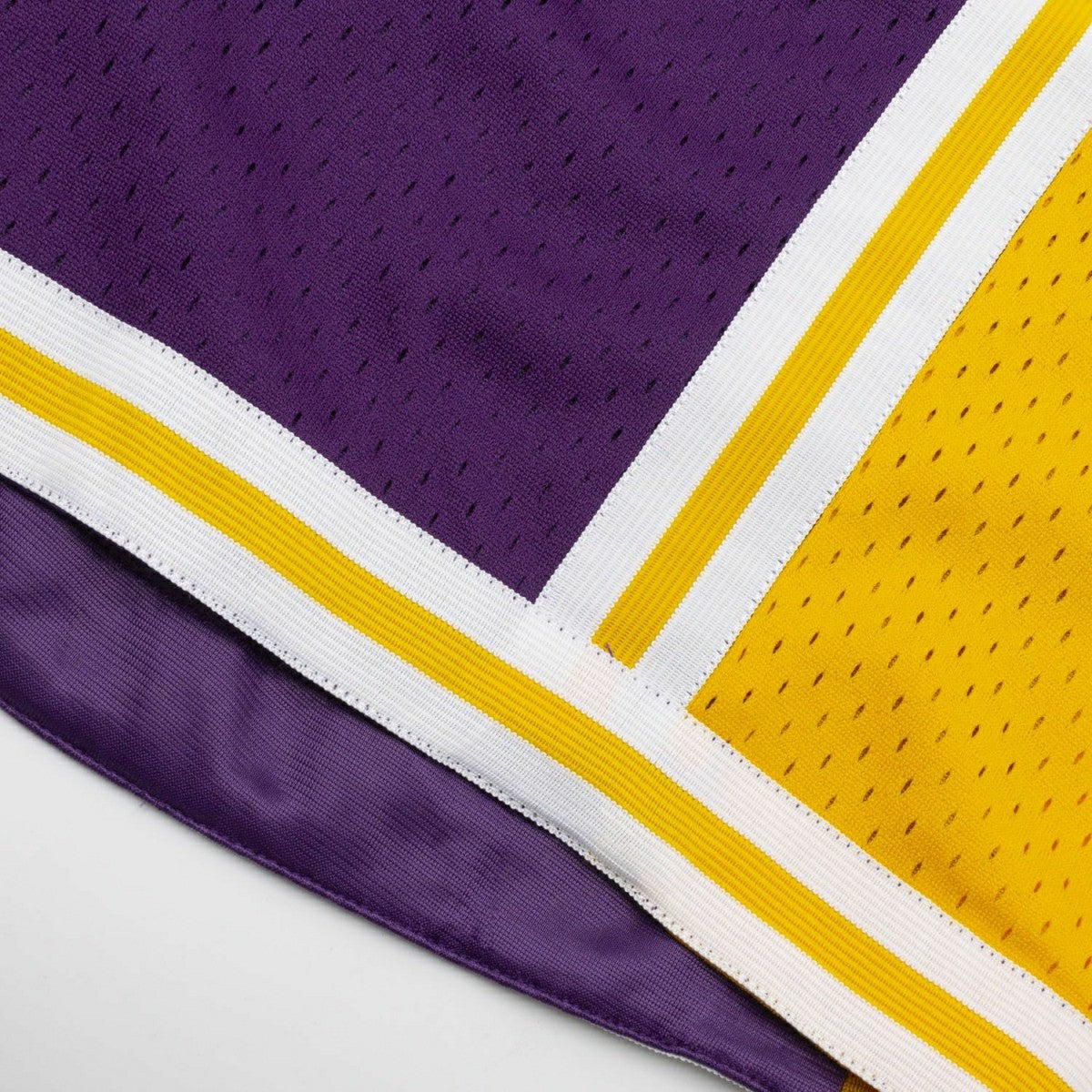 Los Angeles Lakers 1984-85 Mitchell & Ness Swingman NBA Shorts Purple Taass sale