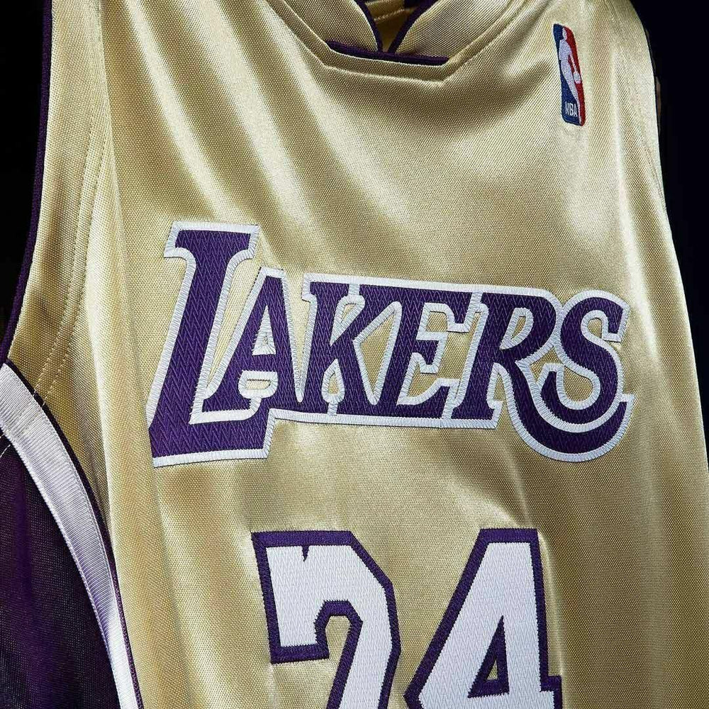 Kobe Bryant #24 Los Angeles Lakers Mitchell & Ness HOF 1996-2016 Authentic NBA Jersey Gold Taass for sale
