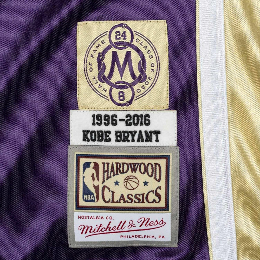 Kobe Bryant #24 Los Angeles Lakers Mitchell & Ness HOF 1996-2016 Authentic NBA Jersey Purple Taass US
