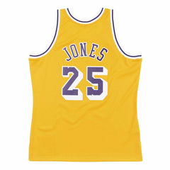 Eddie Jones #25 Los Angeles Lakers 1994-95 Swingman NBA Jersey Yellow Lifestyle