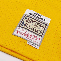 Magic Johnson #32 Los Angeles Lakers 1984-85 Swingman NBA Jersey Yellow Taass sale