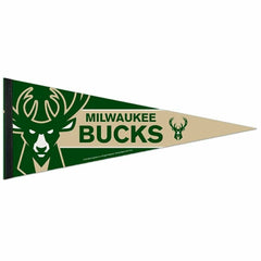 Milwaukee Bucks Big Logo Premium NBA Pennant Classic