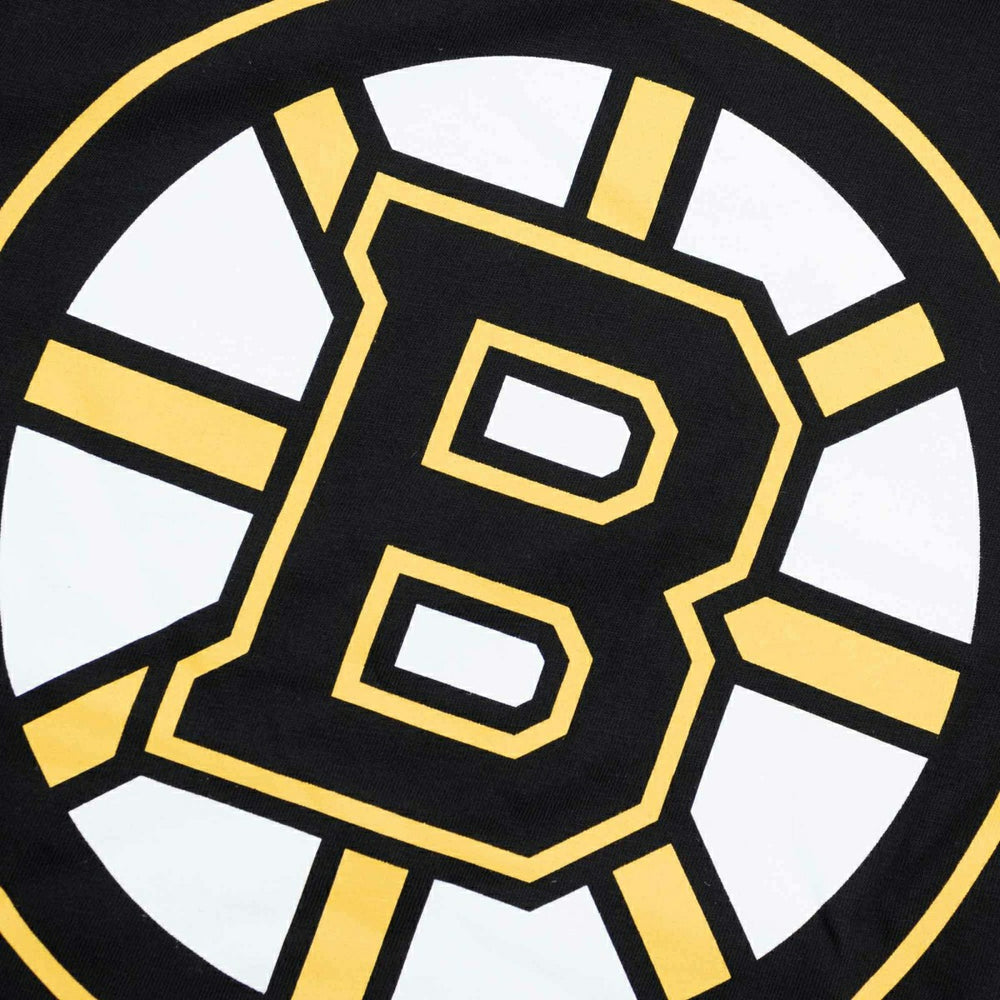 Boston Bruins Team Logo '47 Echo NHL T-Shirt Black Lifestyle