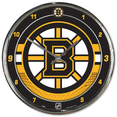 Boston Bruins Chrome NHL Wall Clock Fashion