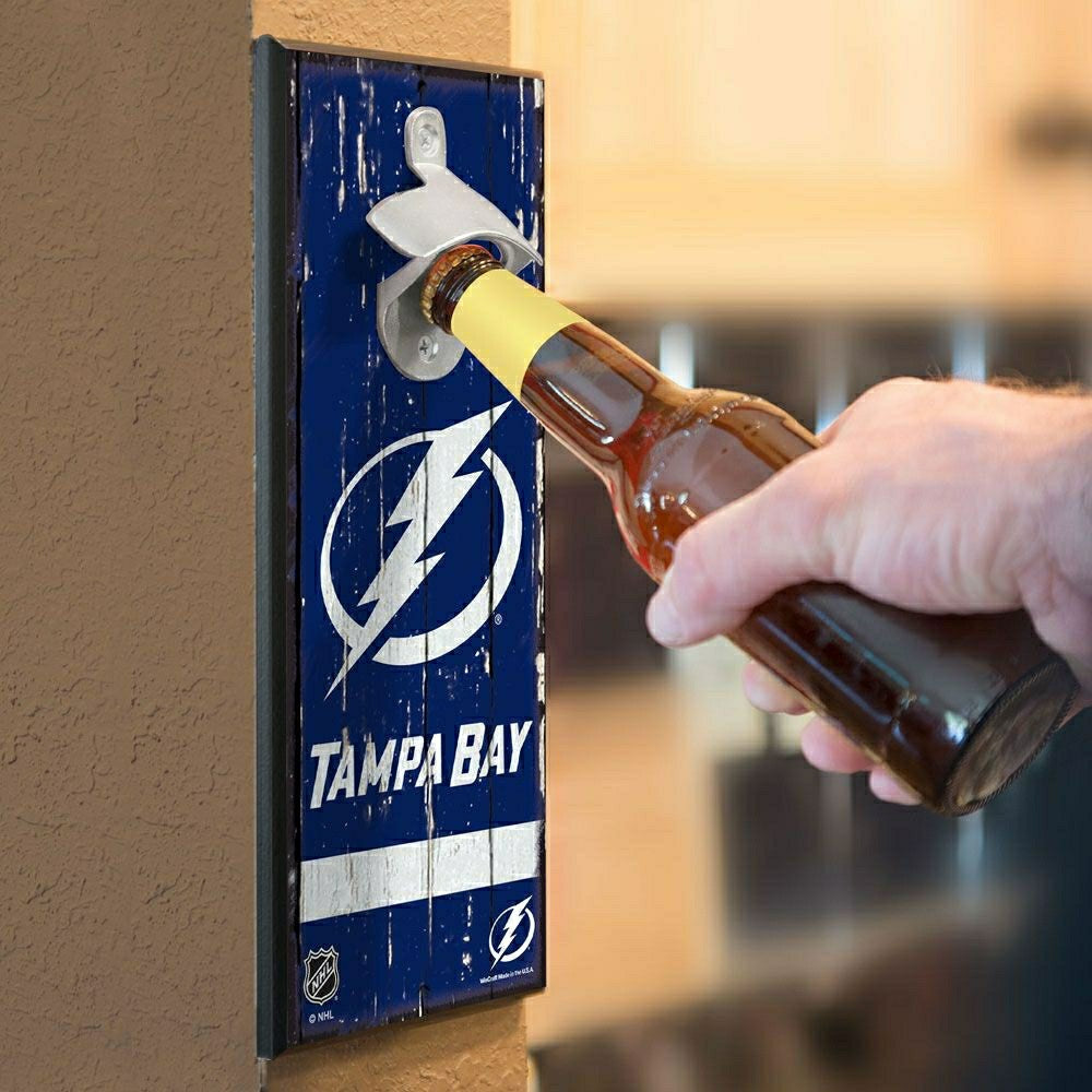 Chicago Blackhawks NHL Bottle Opener Sign Taass US