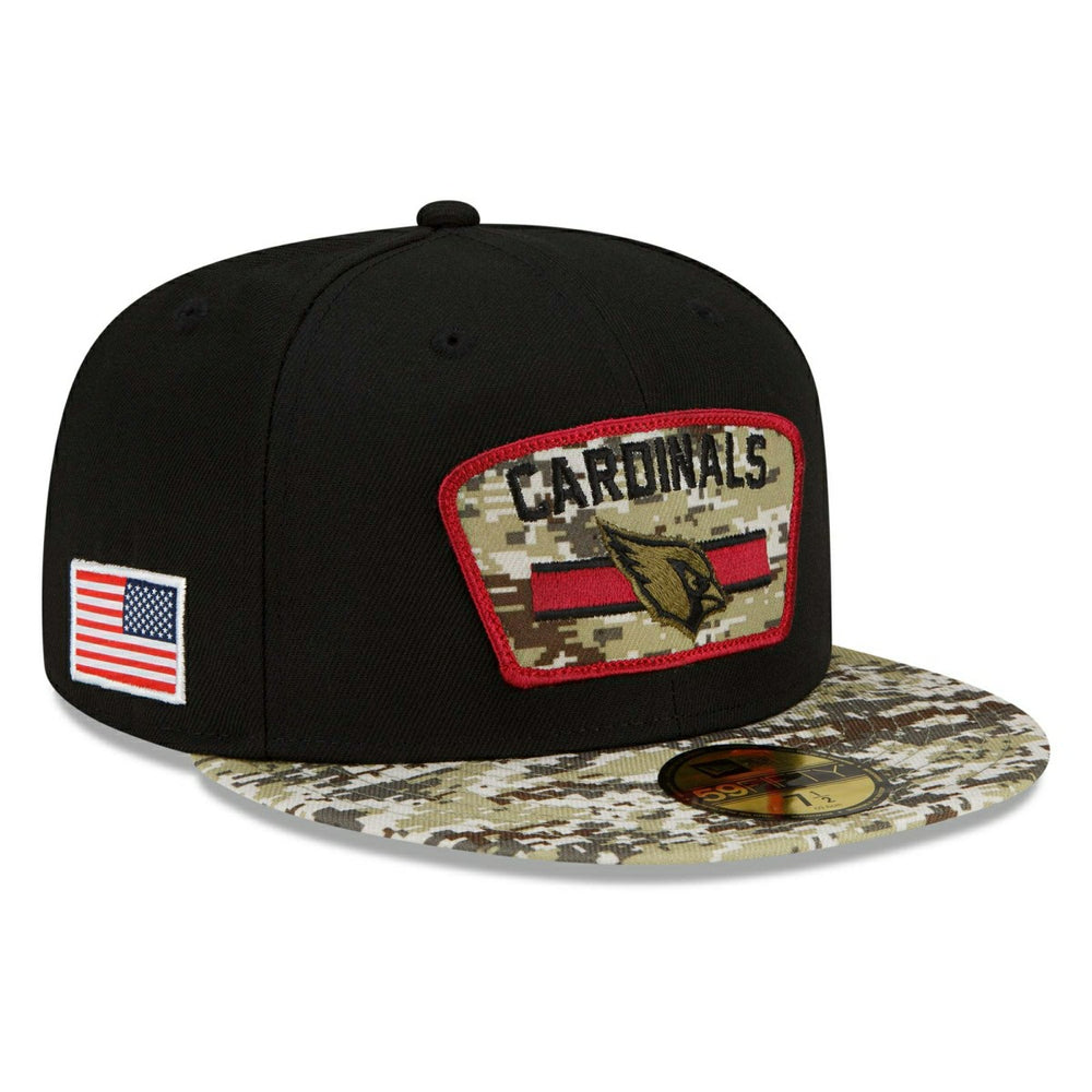 Arizona Cardinals 2021 NFL On-Field Salute to Service New Era 59FIFTY Fitted Cap Taass for sale