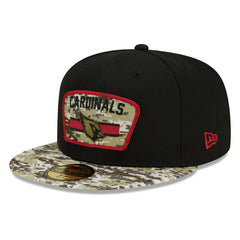 Arizona Cardinals 2021 NFL On-Field Salute to Service New Era 59FIFTY Fitted Cap Taass for sale