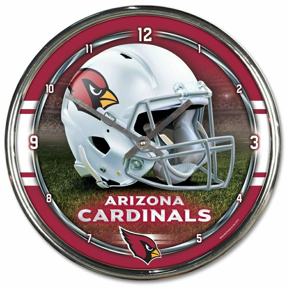Arizona Cardinals Chrome NFL Wall Clock Fashion