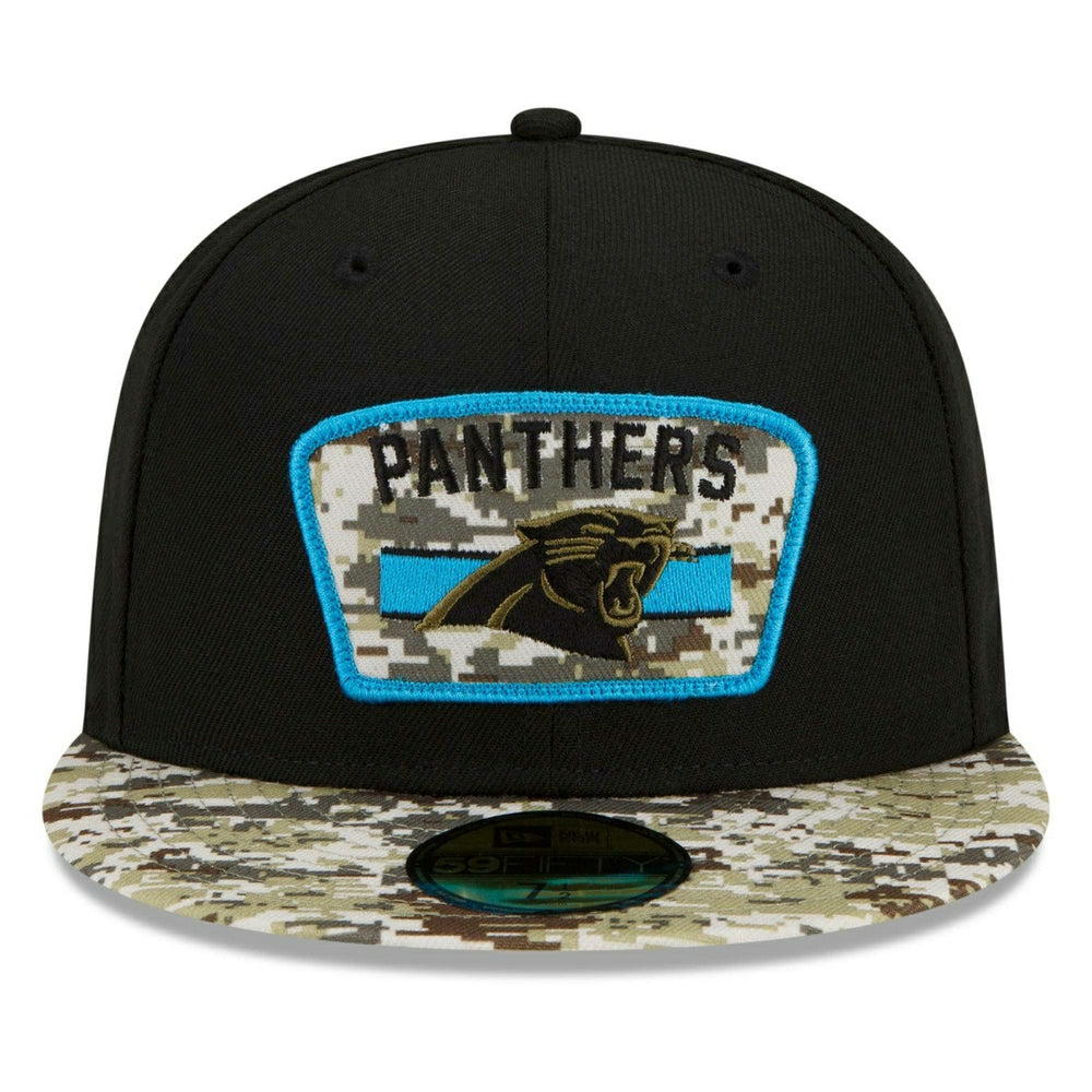 Carolina Panthers 2021 NFL On-Field Salute to Service New Era 59FIFTY Fitted Cap Classic