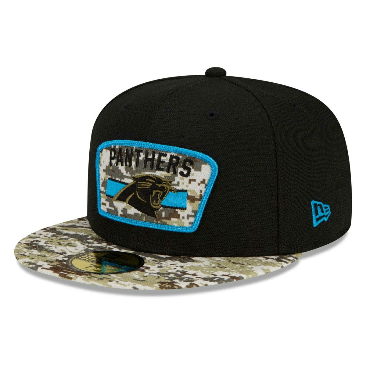 Carolina Panthers 2021 NFL On-Field Salute to Service New Era 59FIFTY Fitted Cap Classic